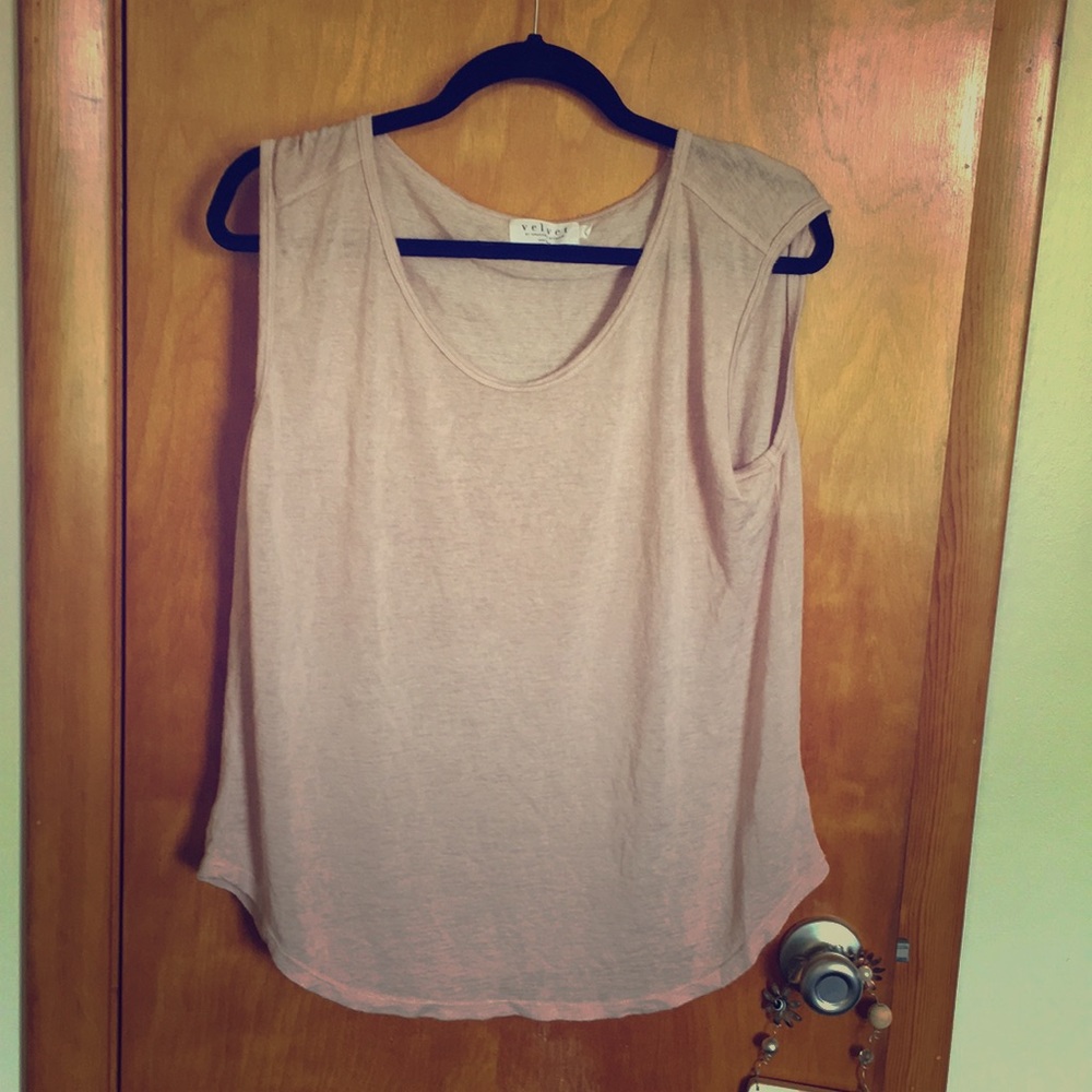 Pink Top-Velvet by Graham and Spencer